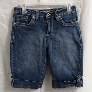 URBAN STAR ROLLED HEM JEANS SHORTS